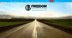 Desktop Screenshot of freedomcreativesolutions.com